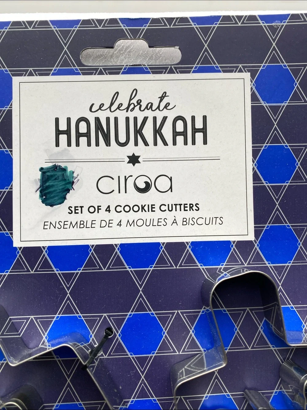 New Ciroa Hanukkah Dreidel Cookie cutters